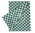 Toalha Plástica Cobre Mancha Xadrez Verde Bandeira 78x78cm 10 Unidades Campfestas - Inspire sua Festa Loja