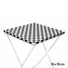 Toalha Plástica Cobre Manchas Perolizada - 78 x 78 cm - Xadrez Preto - 10 unidades - CampFestas - Rizzo
