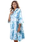 Toalha Poncho de Surf KFUBUO Roupão de Natação com Capuz Tamanho Plus