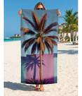 Toalha Praia Banho Verão Surf Sol E Mar 70x140 Cm Estampada