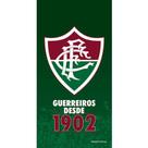 Toalha Praia Buettner Veludo Brasão Fluminense 70cm x 140m Verde Toalha Praia Buettner Veludo Brasão Fluminense 70cm x 140m Verde