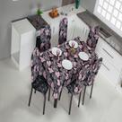 Toalha Protetora Para Mesa de Cozinha 10 Lugares Malha Estampada 3,00x1,40m Básica Para Dia a Dia