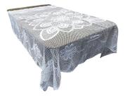 Toalha Rendada De Mesa 150x150cm Branca