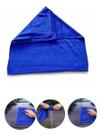 Toalha Secagem Automotiva Azul 40x60 400gsm