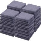 Toalha Shimeyao, pacote com 50 unidades, absorvente de microfibra, 35x75 cm, cinza