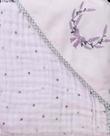 Toalha soft c/capuz de canto bordado 76096625 baby joy classicos estampada 80cmx80cm