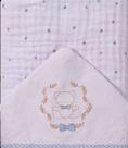 - toalha soft c/capuz de centro bordado 76105610 baby joy classicos estampada 80cmx90cm