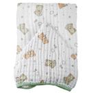 Toalha Soft De Banho Com Capuz Infantil Tecido De Fralda Estampado 90 X 70cm - Incomfral Pixuxu Baby