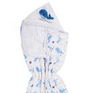 Toalha Soft Dengo Azul 100% Algodão com Capuz - REF3647 Toalha Soft Dengo Azul 100% Algodão com Capuz - REF3647