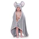 Toalha TBEZY com capuz para crianças com design de elefante 122x71 cm de algodão Toalha TBEZY com capuz para crianças com design de elefante 122x71 cm de algodão