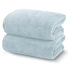 Toalha TENSTARS Bath 69x140 cm Soft Quick Dry, pacote com 2