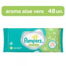 Toalha umed pampers aloe vera 48un Toalha umed pampers aloe vera 48un