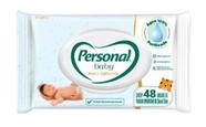 Toalha umedecida personal baby 100% água c/48 unidades
