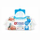 Toalha Umedecida Proteção e Cuidado Aloe Vera e Vitamina E 120 unidades