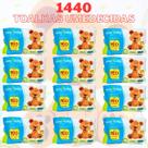 Toalha Umedecida Super Baby Green com 1440 unidades Folhas 20x12 cm