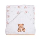 Toalhao de banho soft premium papi baby c/ capuz bordado 0927185 papi