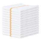 Toalhas Bar Mop Arkwright Qwick Wick 100% algodão 16x19cm, pacote com 12
