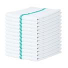 Toalhas Bar Mop Arkwright Qwick Wick 100% algodão 16x19cm verdes