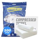 Toalhas comprimidas HI FINE CARE 100 unidades para viagens/casa/exterior