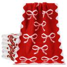 Toalhas de algodão SmoothNovelty, 4 peças, Red Bow, 33x74 cm Toalhas de algodão SmoothNovelty, 4 peças, Red Bow, 33x74 cm