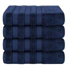 Toalhas de banho American Soft Linen Salem, 4 peças, 69x137 cm, azul marinho