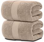 Toalhas de banho brancas clássicas de luxo 100% algodão 650GSM