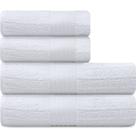 Toalhas de Banho e Rosto 100% Algodão Kit com 4 peças Chronos - Emcompre