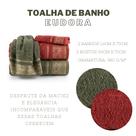 Toalhas de Banho Felpuda 100% Algodao Hipoalergenica Cores Vibrantes Jogo de Toalhas Toalhas de Banho Felpuda 100% Algodao Hipoalergenica Cores Vibrantes Jogo de Toalhas