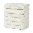 Toalhas de banho Great Bay Home Ivory 100% algodão, pacote com 6 unidades