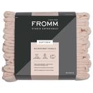 Toalhas de cabelo de salão da Softees Microfiber Light Pink 10 unidades