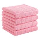 Toalhas de cozinha Homaxy 100% algodão Terry Checkered, pacote com 4