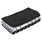 Toalhas de cozinha Ritz Cotton Terry 63x38 cm, pacote com 3 unidades, pretas