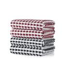 Toalhas de cozinha SALAS Cotton Lattice Terry Absorbent, pacote com 4