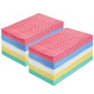 Toalhas de limpeza JEBBLAS Reutilizáveis 108 folhas 13x24cm 5 cores