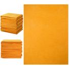 Toalhas de limpeza Seewey Shammy Cloth, pacote com 10, 50x68cm, laranja