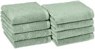 Toalhas de mão Amazon Basics Quick-Dry 100% algodão, pacote com 8