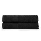 Toalhas de mão Ample Decor 100% algodão 600 g/m2, conjunto de 2 - pretas