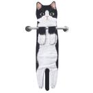 Toalhas de mão DaisyJoy Cat Funny Decorative para banheiro