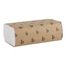 Toalhas de mão de papel Boardwalk Multifold, 1 camada, 250 toalhas
