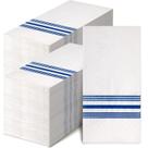 Toalhas de mão de papel descartáveis Jetec 200 Pack (faixa azul) Toalhas de mão de papel descartáveis Jetec 200 Pack (faixa azul)