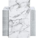 Toalhas de mão de papel Zonon 200 unidades de banheiro Marble Guest