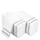 Toalhas de mão descartáveis Fete Silver Design 200 Linen-Feel Toalhas de mão descartáveis Fete Silver Design 200 Linen-Feel