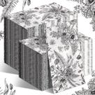 Toalhas de mão descartáveis Fuutreo Vintage Floral 200 peças