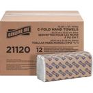 Toalhas de Mão Genuine Joe C-Fold 1 Folha 26x33 cm Pacote com 12 Toalhas de Mão Genuine Joe C-Fold 1 Folha 26x33 cm Pacote com 12