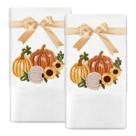 Toalhas de mão JarthenaAMCS Fall Pumpkin Girassol Cotton x2
