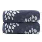 Toalhas de mão Pidada Hydrangea Floral 100% algodão, conjunto de 2