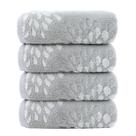 Toalhas de mão Pidada Hydrangea Floral 100% algodão, conjunto de 4