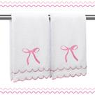 Toalhas de mão RRBXIA Coquette Bow 100% algodão 40x70cm, pacote com 2