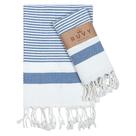 Toalhas de mão Ruvy Home Basics, algodão turco, azul marinho, conjunto de 2