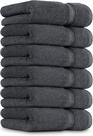 Toalhas de mão Utopia Towels Premium 100% algodão 16x28cm cinza 6P